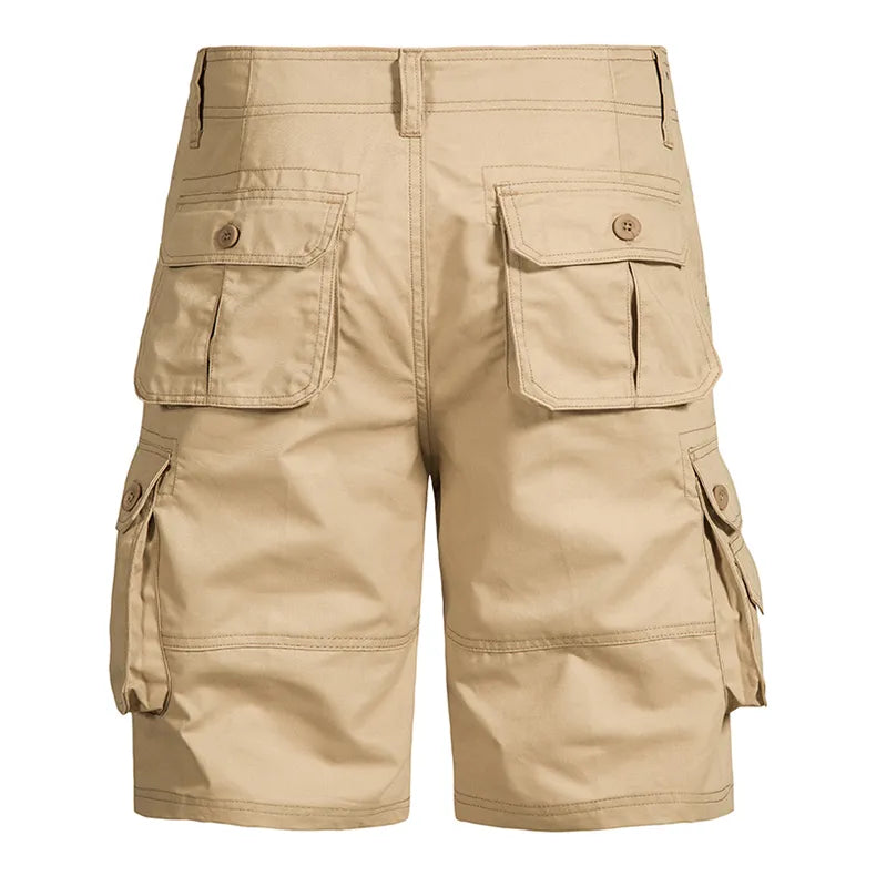 Men's Shorts Loose - Golf and Office Cargo shorts  Large Size Multi-Pocket Overalls  - Summer Beach pants